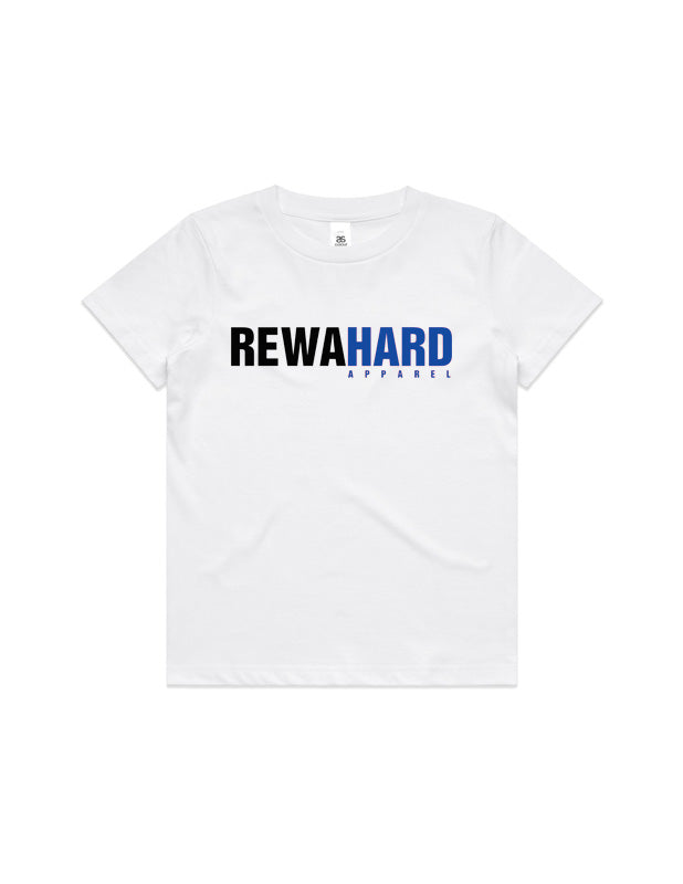 REWAHARD logo Kids Tee - White