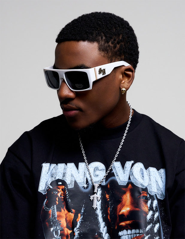 Rewahard - SA SUNGLASSES Super Dark Shade - White