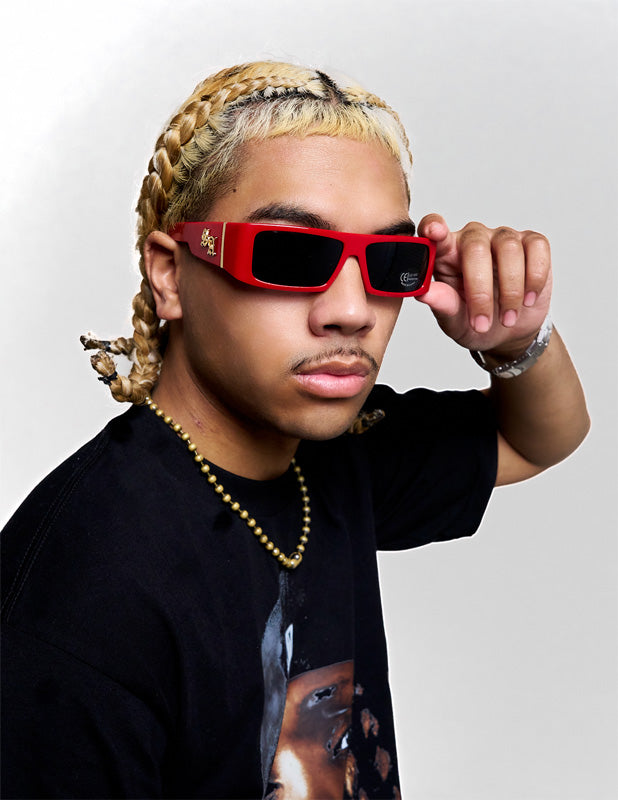 Rewahard - SA SUNGLASSES Super Dark Shade 9058 - RED