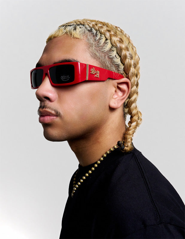 Rewahard - SA SUNGLASSES Super Dark Shade 9058 - RED
