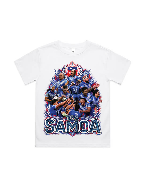 Rewahard Kids Graphic Tee - Samoa Rugby World Cup