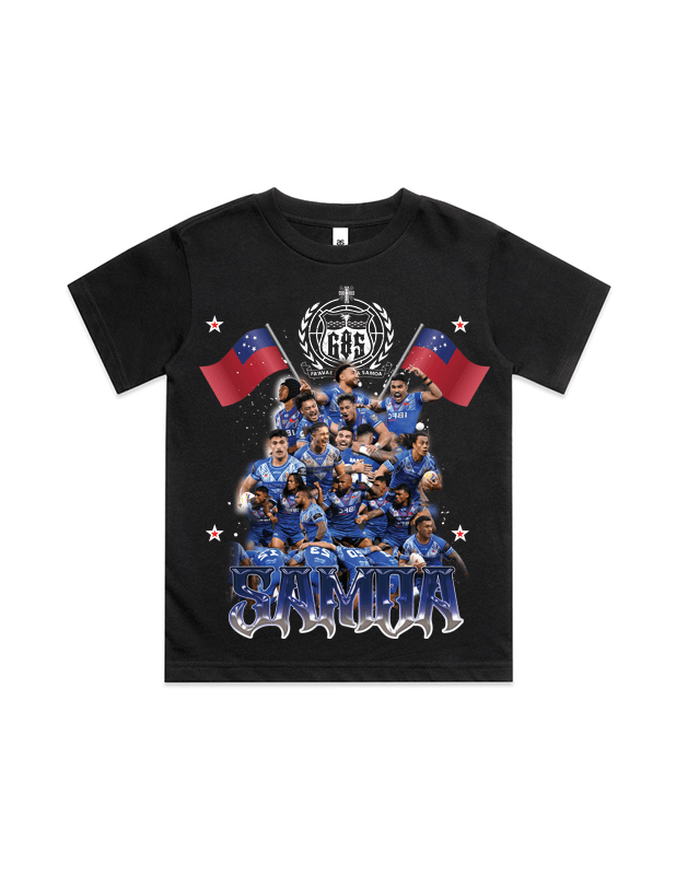 Rewahard Kids Graphic Tee - Samoa Pacific Rugby World Cup