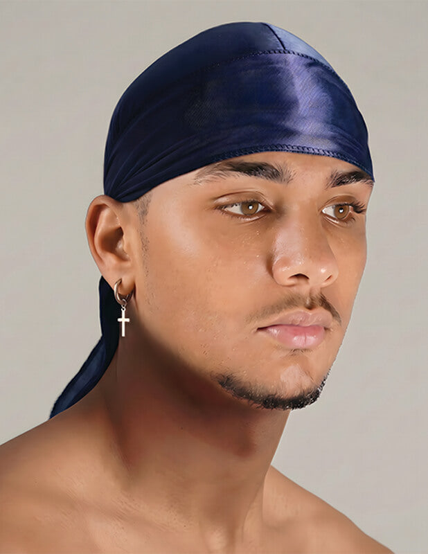 Rewahard Silky Durag - Navy Blue