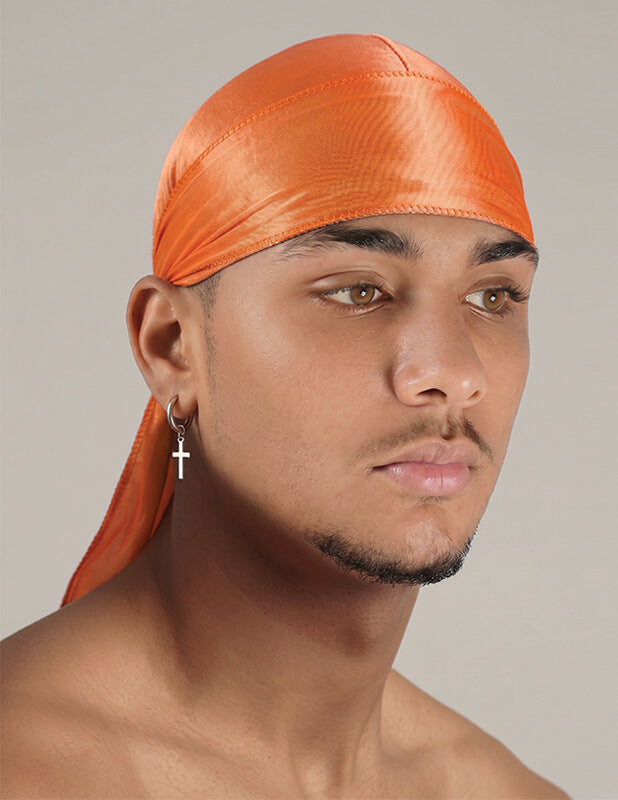 Rewahard Silky Durag - Orange Tan