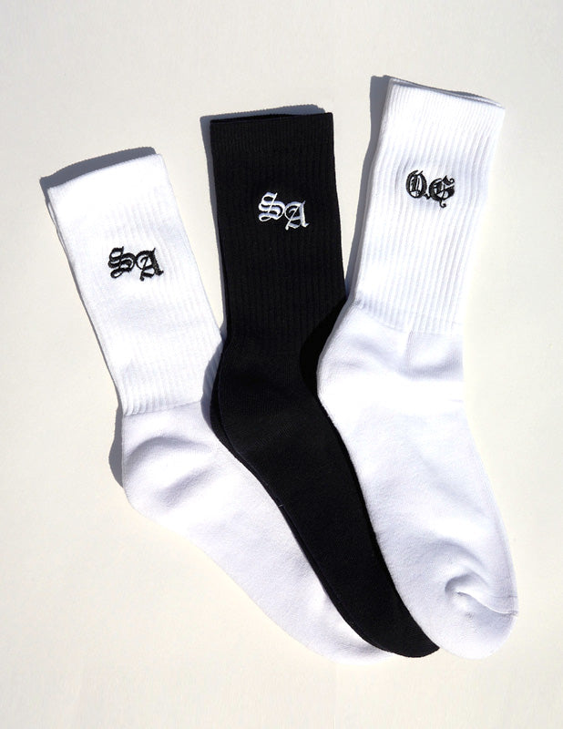 OG Culture Sock 3 Pack Size 6-14