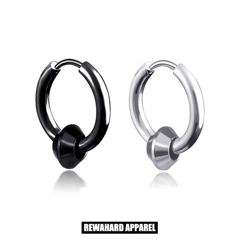 Stainless Steel Hoop Shapes Earrings / Nose Ring