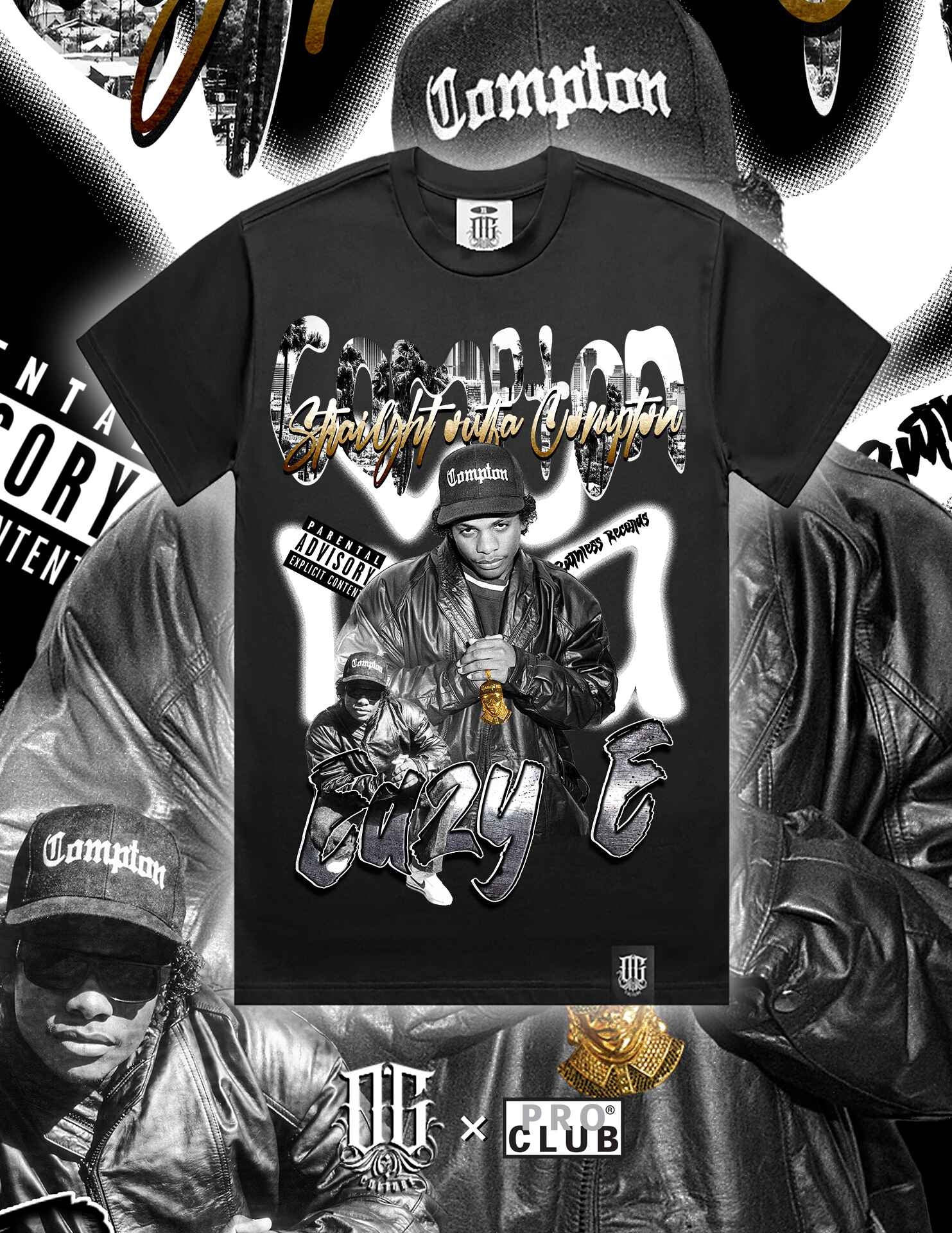 OG Culture X Pro Club Digital Printed Heavyweight Tee - Eazy E