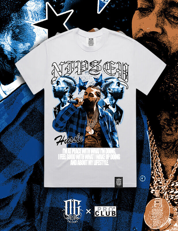 OG Culture X Pro Club Heavyweight Tee - Nipsey Hussle Graphic