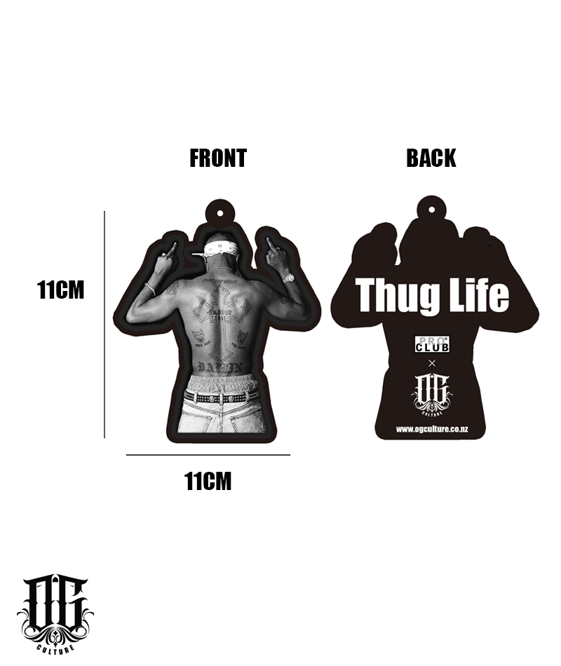 OG Culture Air Freshener Card - Tupac Thugs Life (Magnolia)