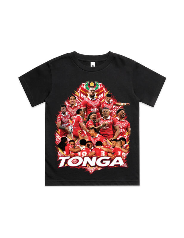Rewahard Kids Graphic Tee - Tonga Rugby World Cup