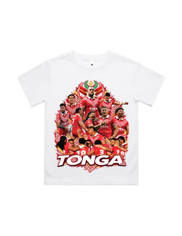 Rewahard Kids Graphic Tee - Tonga Rugby World Cup