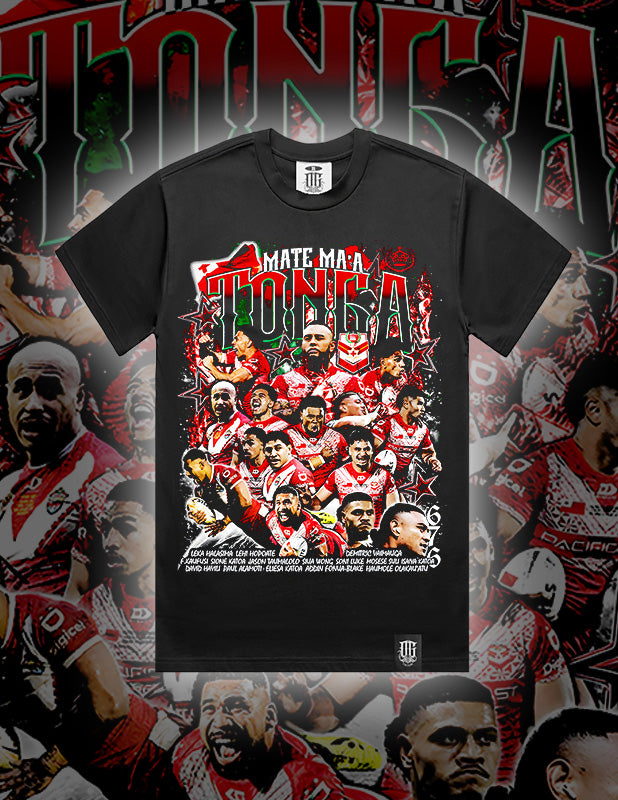OG Culture X Pro Club Heavyweight Tee - Tonga Pacific Rugby World Cup