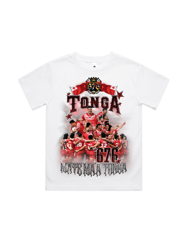Rewahard Kids Graphic Tee - Tonga Pacific Rugby World Cup