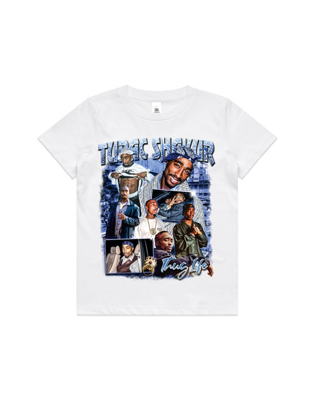 Rewahard Kids Graphic Tee - Tupac Shakur Bandana