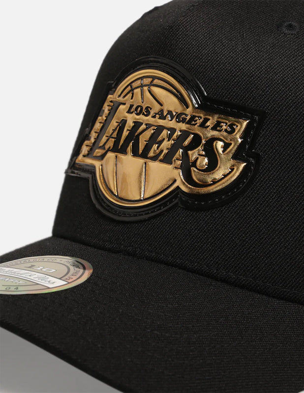 MITCHELL & NESS 110 Flexfit Snapback Weald 5Panel Lakers - Black