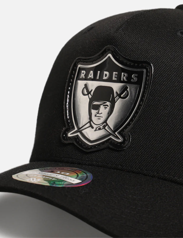 MITCHELL & NESS 110 Flexfit Snapback Weald 5Panel Raiders - Black