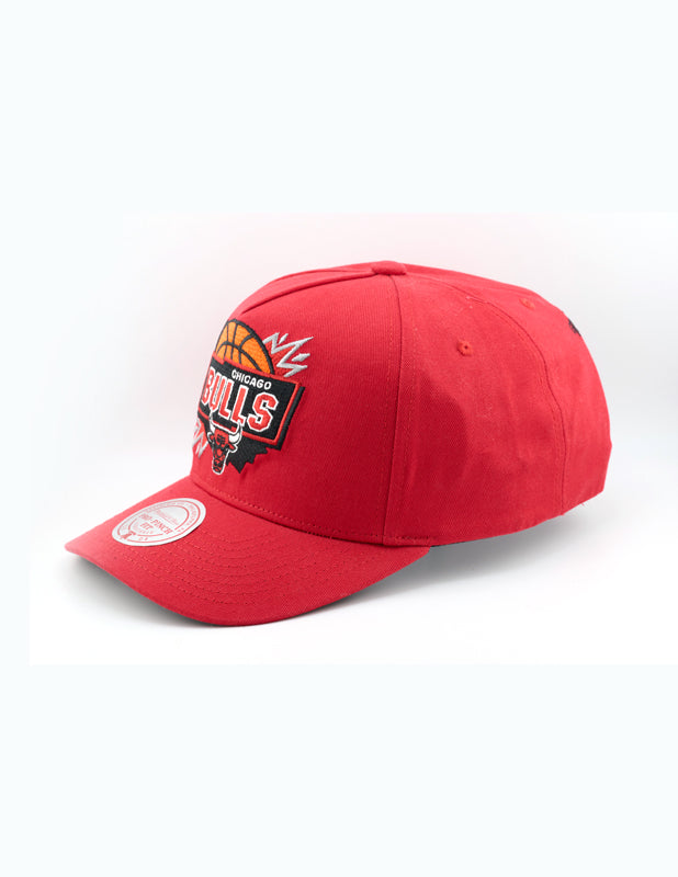 MITCHELL & NESS Snapback Jam Session Pro Pinch Bull Red