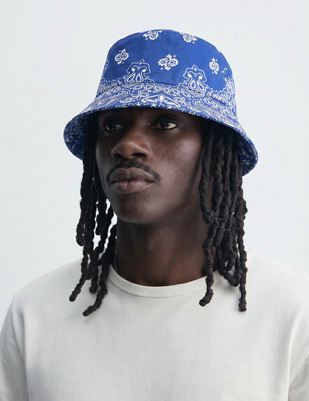 Rewahard Bandana Bucket Hat - Royal