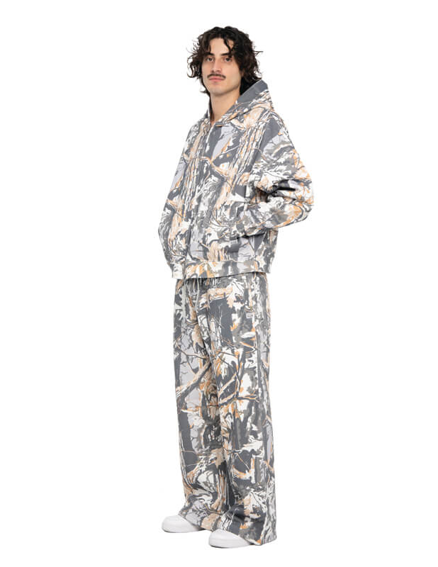 Pro Club Men's Heavywide Snow Tree Camo Fleece Sweatpant