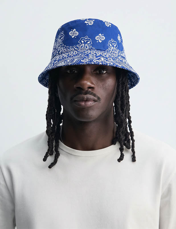 Rewahard Bandana Bucket Hat - Royal