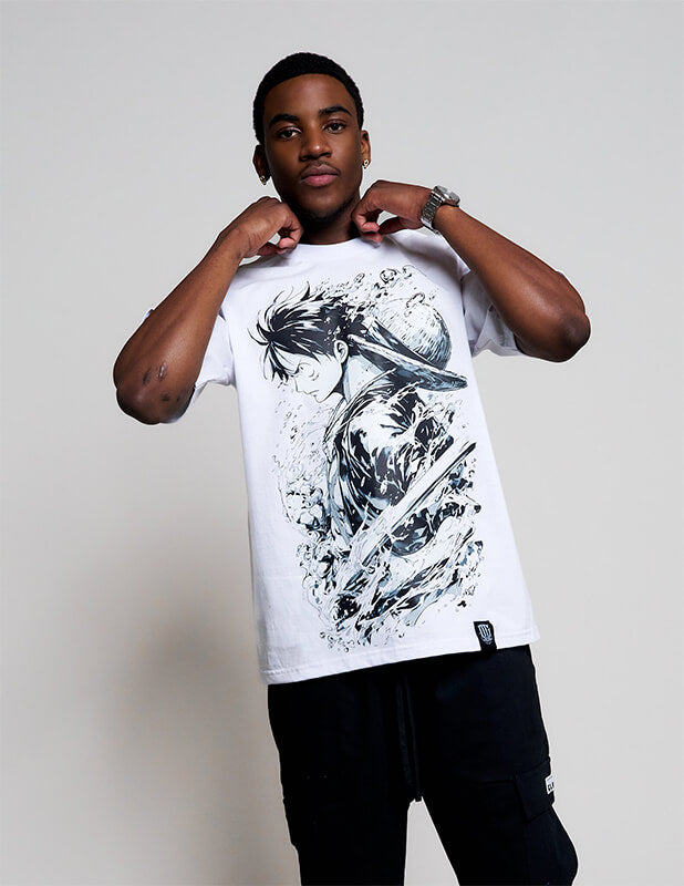 OG Culture X Pro Club Heavyweight Tee - One Piece Luffy Ink