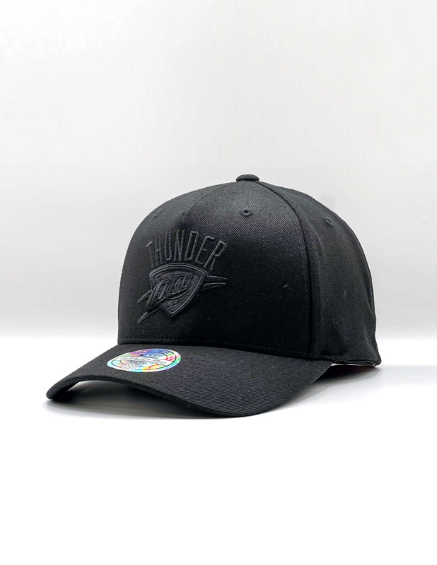 MITCHELL & NESS 110 Flexfit Snapback Oklahoma City Thunder Black on Black