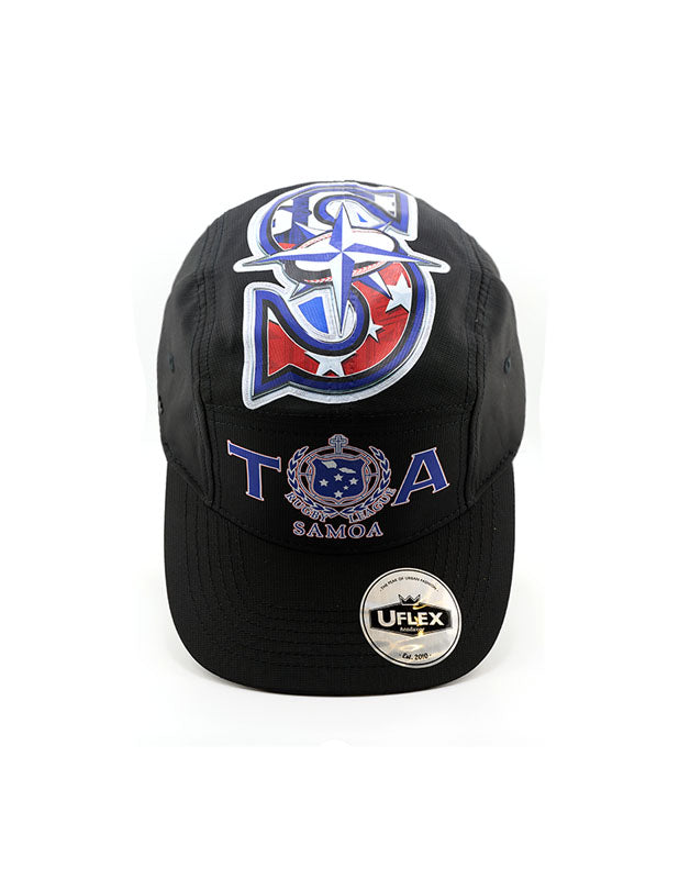 Toa Samoa Rugby UFlex Ripstop 5 Panel Cap - Rewahard Apparel