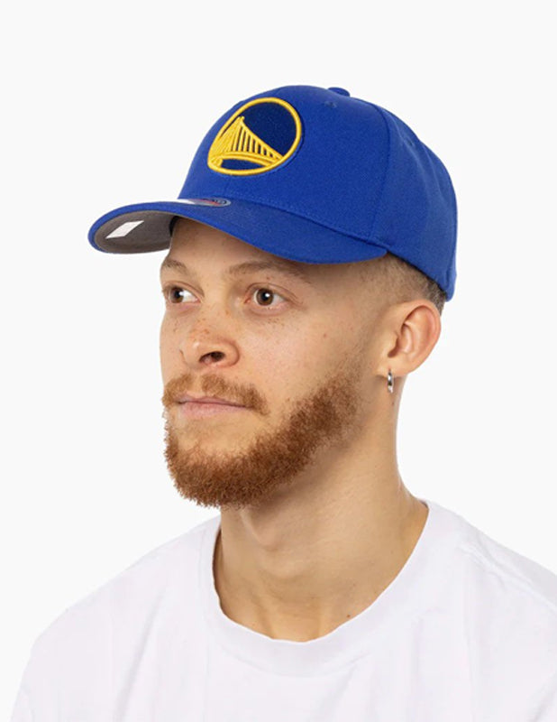 MITCHELL & NESS - Golden State Warriors Team Ground 2.0 Stretch Blue Adjustable