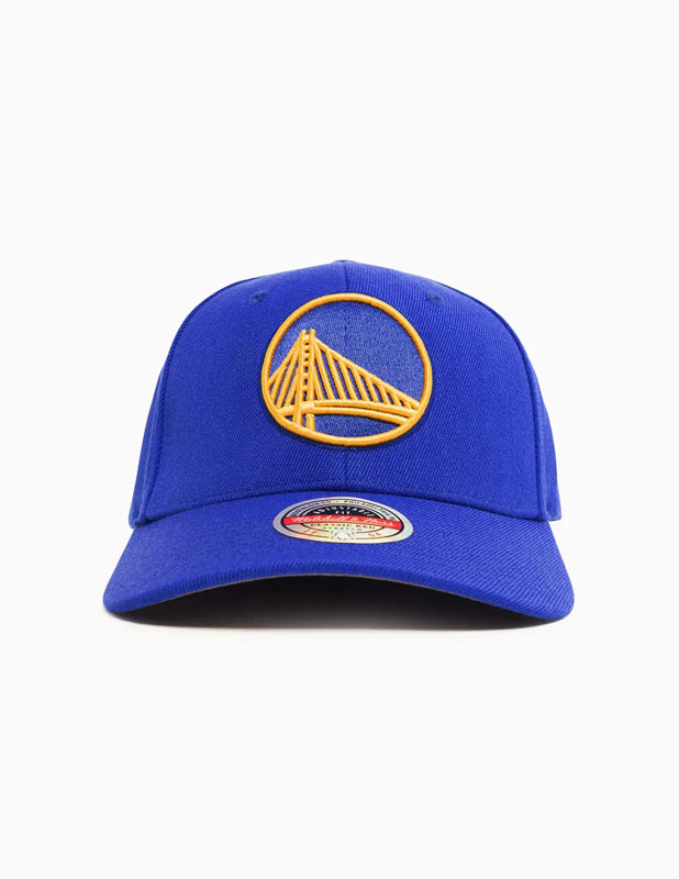 MITCHELL & NESS - Golden State Warriors Team Ground 2.0 Stretch Blue Adjustable