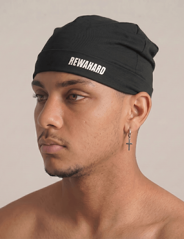 Rewahard Reflective Side logo Skull Cap