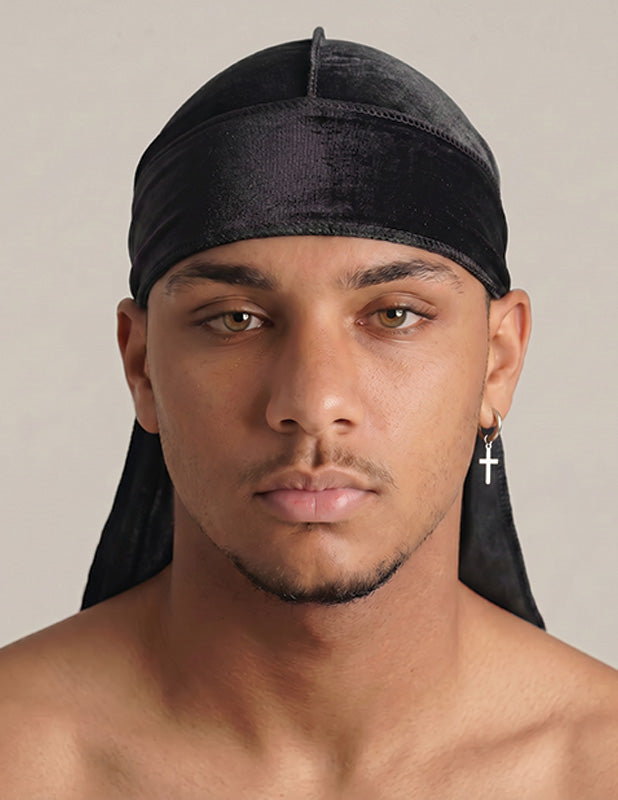 Rewahard Velvet Durag - Black