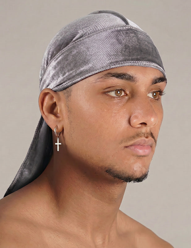 Rewahard Velvet Durag - Silver