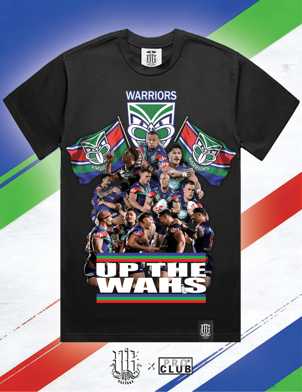 OG Culture X Pro Club Heavyweight Tee - Warriors NRL Team