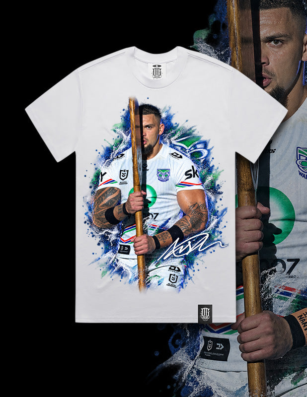 OG Culture X Pro Club Heavyweight Tee - Warriors James Fisher-Harris GAME FACE ON