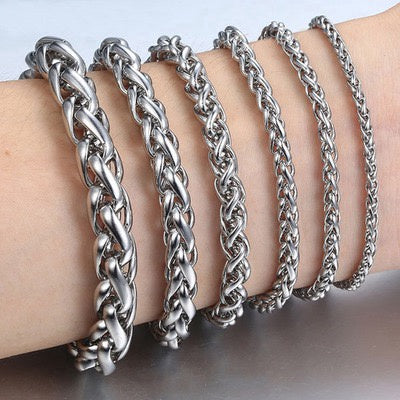 Sliver Metal Chain  Bracelet