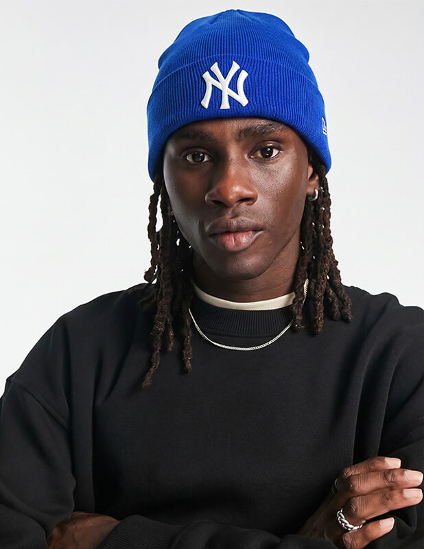 New Era - New York Yankees Knit Beanie - Royal Blue