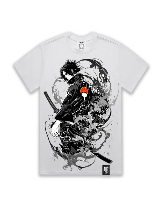 OG Culture X Pro Club Heavyweight Tee - Naruto Sasuke Uchiha