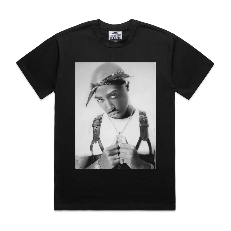 Pro Club 2PAC BLACK&WHITE Digital printed Tee