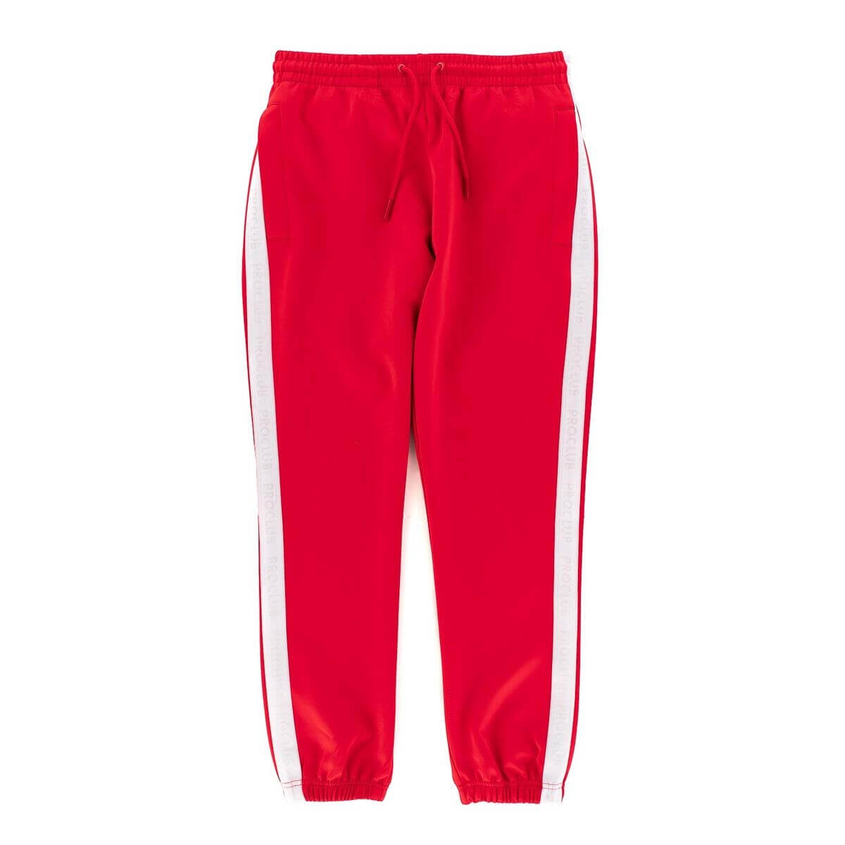 Pro Club Stripe Track Pants - Red