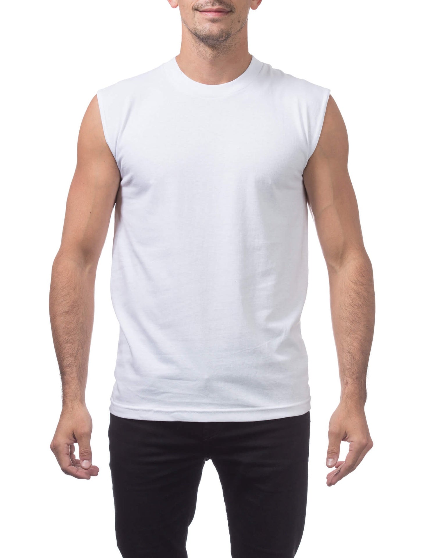 Pro Club Comfort Muscle Tee - WHITE