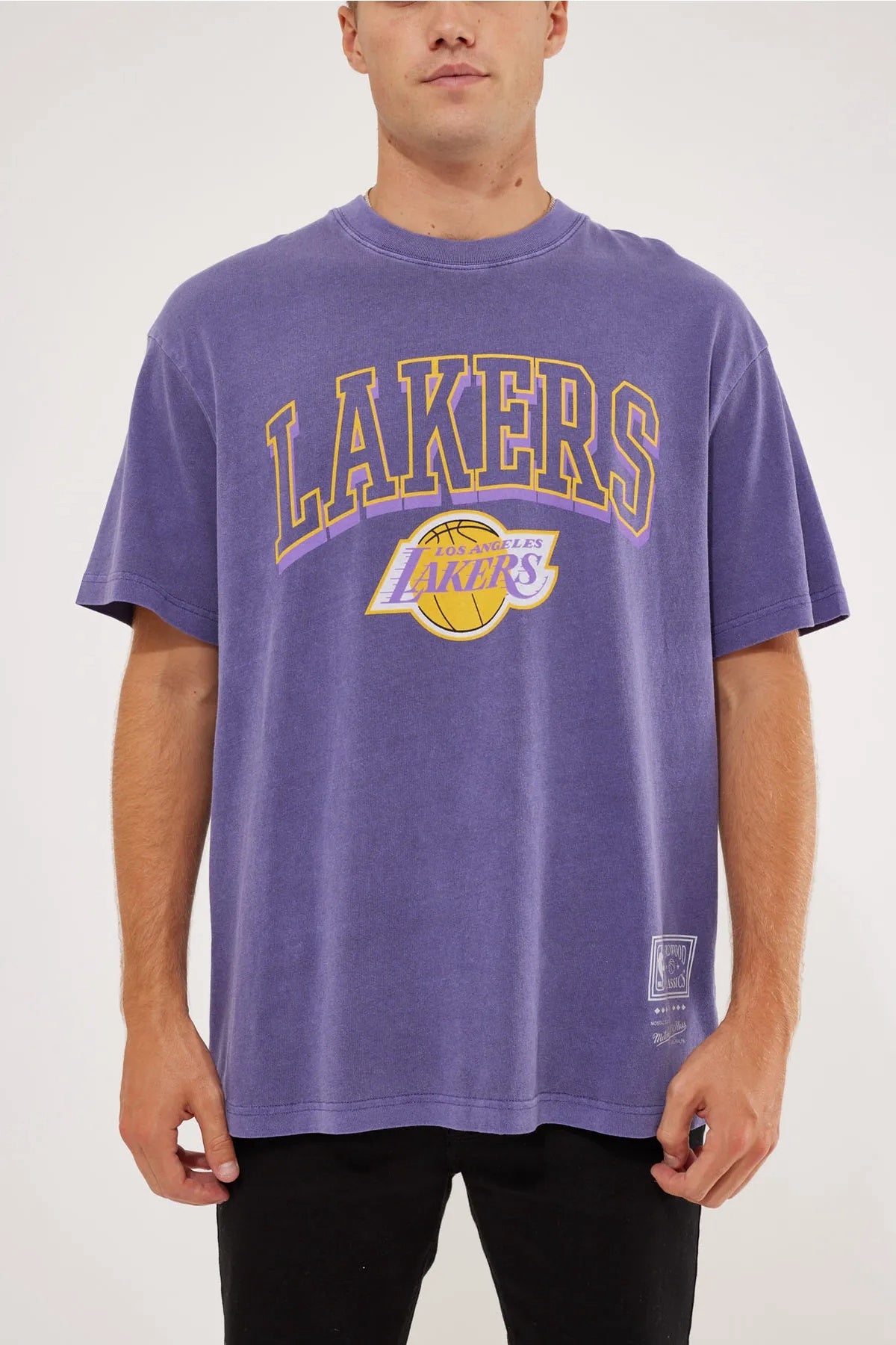 VINTAGE Rider Lakers Tee - purple on Garmentory