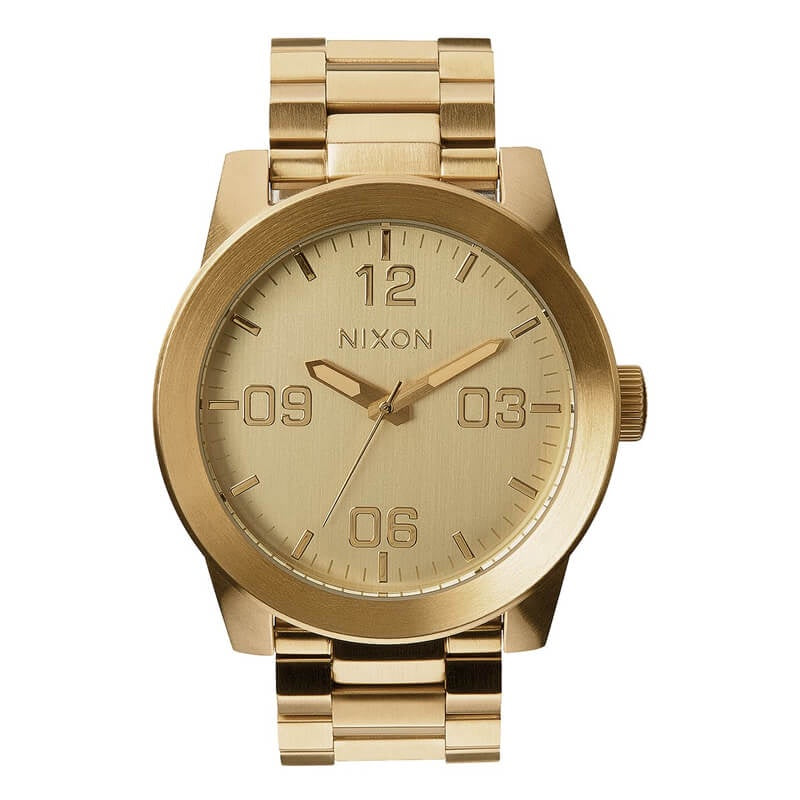 NIXON - 48mm Corporal Stainless Steel Watch - Gold