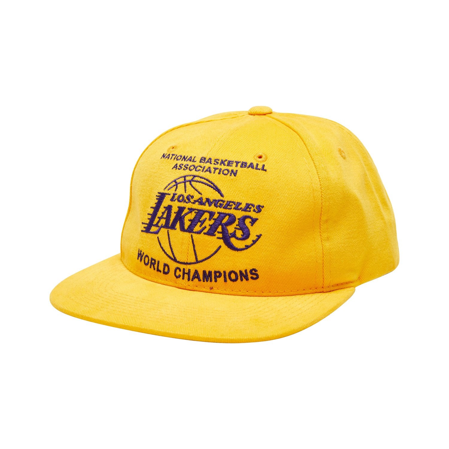 MITCHELL & NESS L.A LAKERS CHAMPIONS DEADSTOCK SNAPBACK WORLD CHAMPIONS