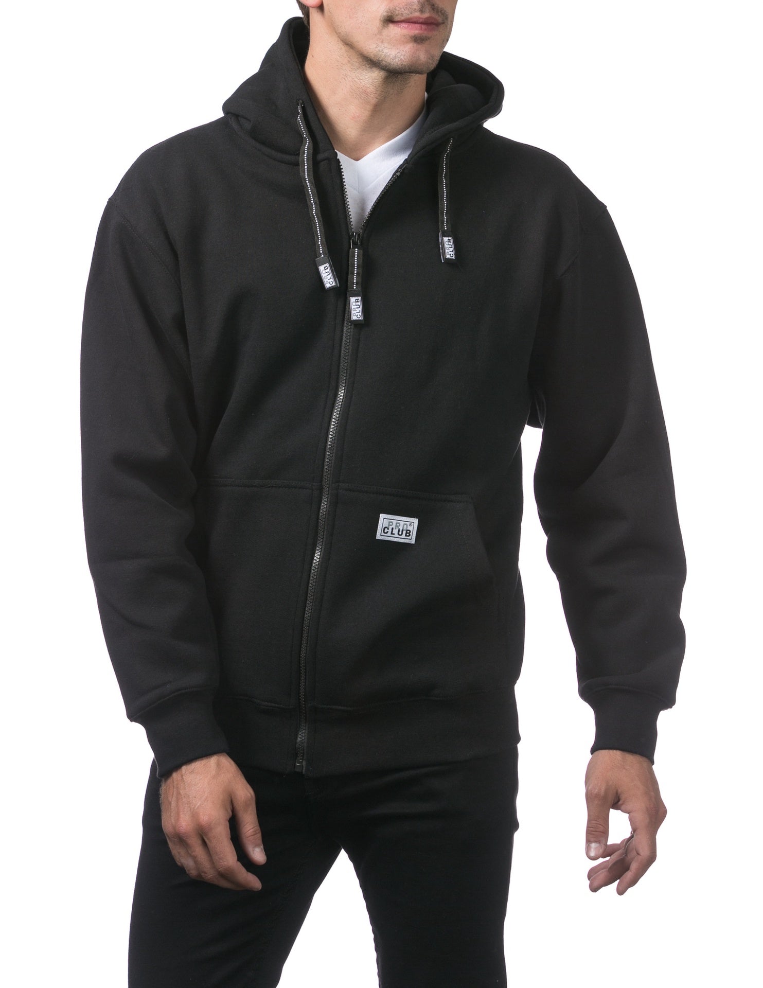 Pro club zip up 2025 hoodie