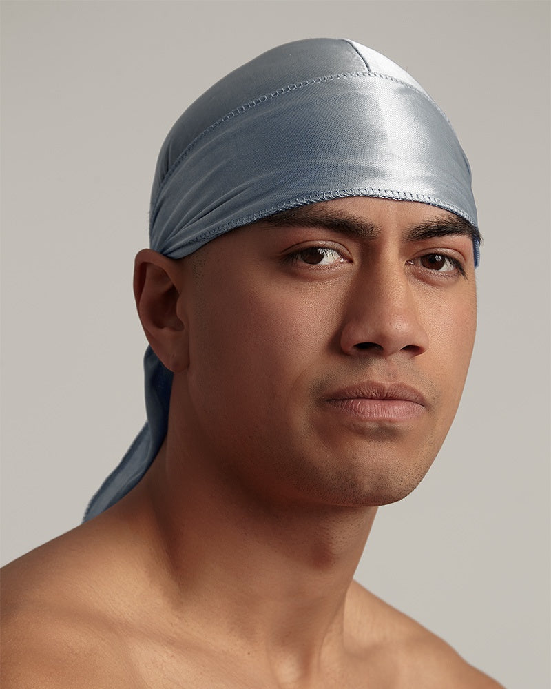 Rewahard - Silky Durag - Silver - Rewahard Apparel