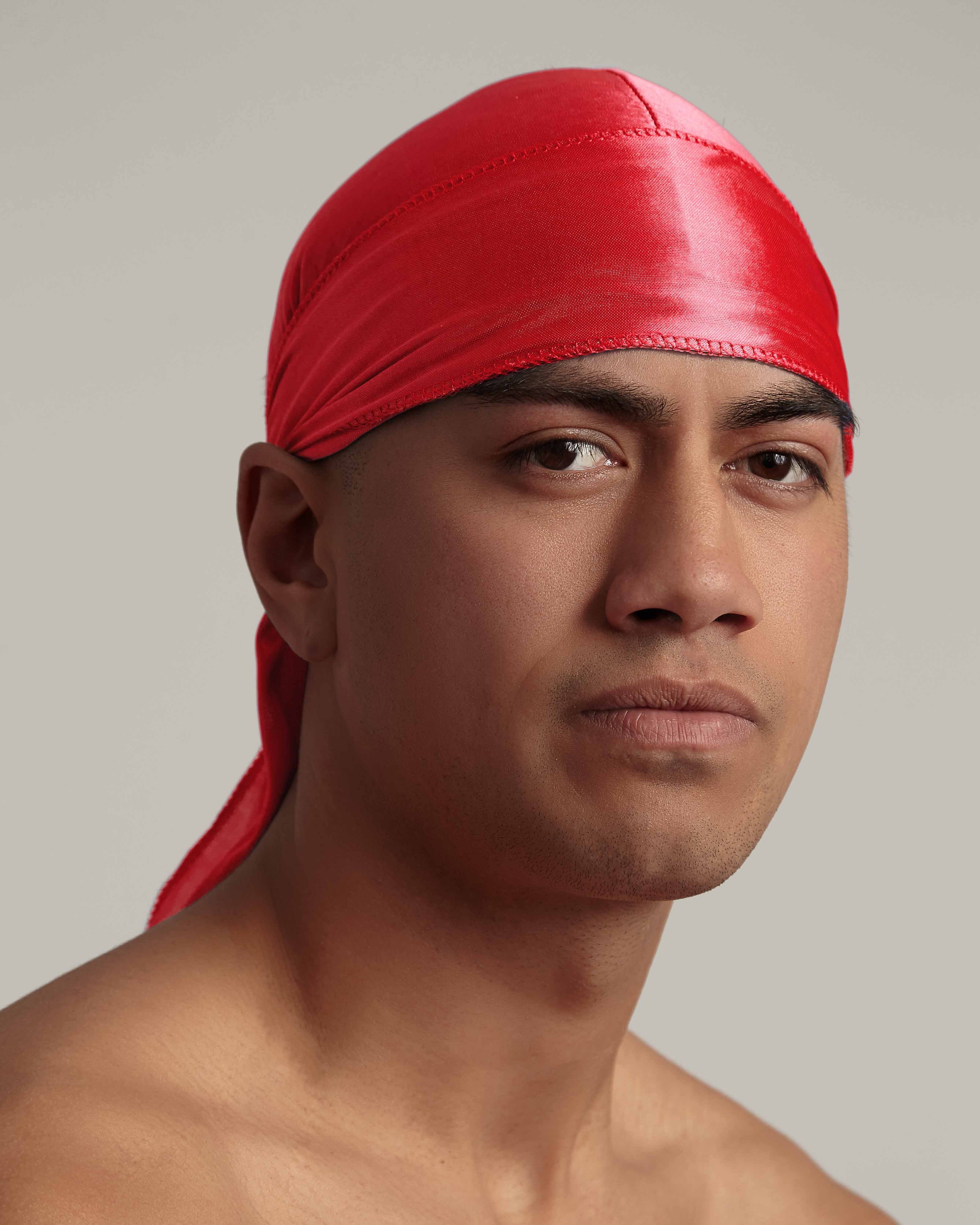 Rewahard - Silky Durag - Red - Rewahard Apparel