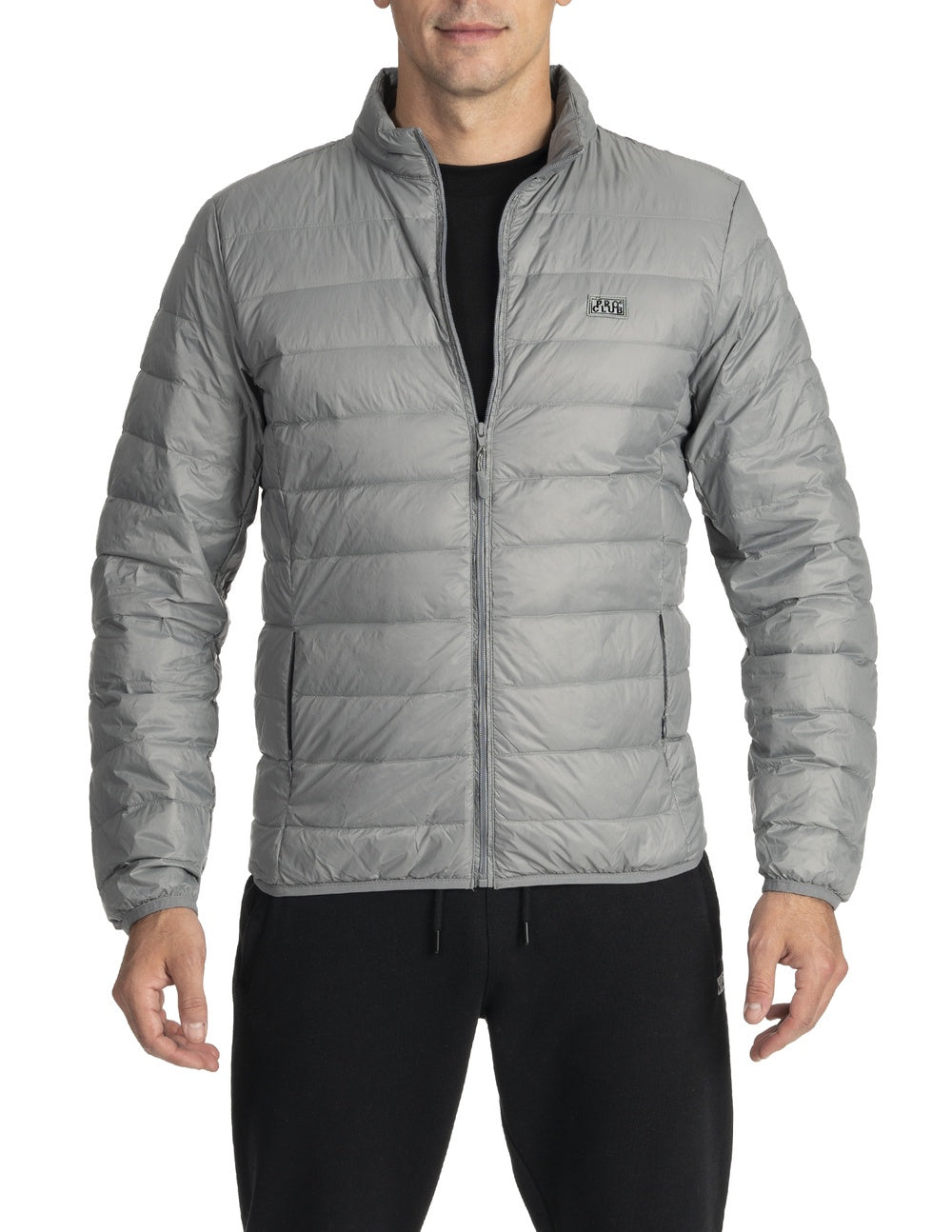 Pro Club Packable Lightweight Down Jacket - GRAY