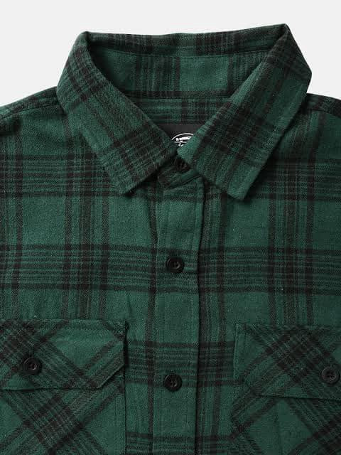 DICKIES – MIDWEST Regular Fit Longsleeve Shirt - GREEN