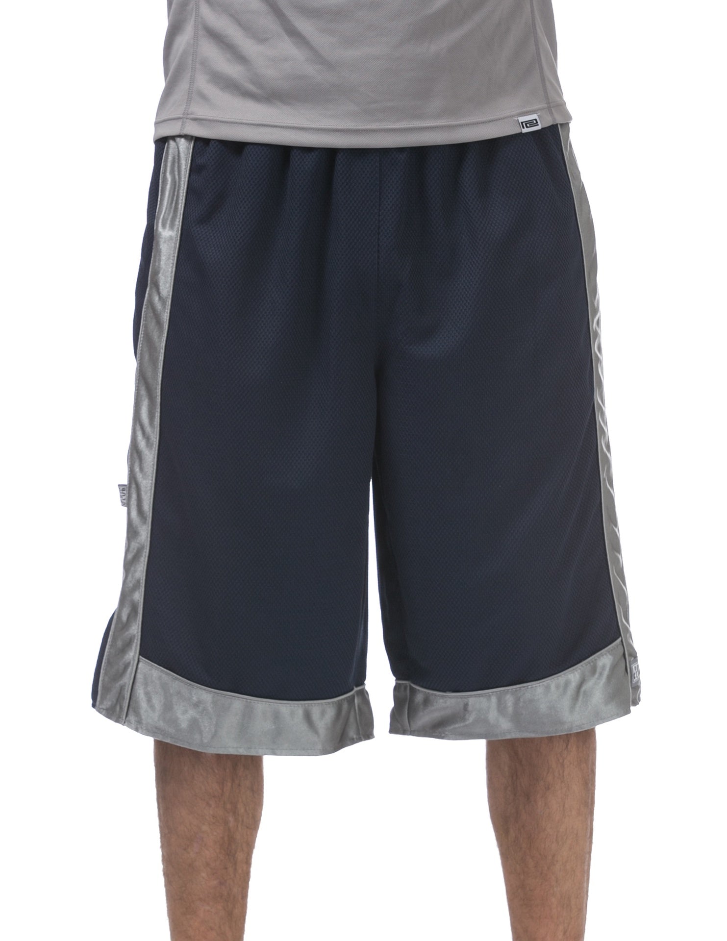Pro Club Heavyweight Mesh Basketball Shorts - NAVY/GRAY