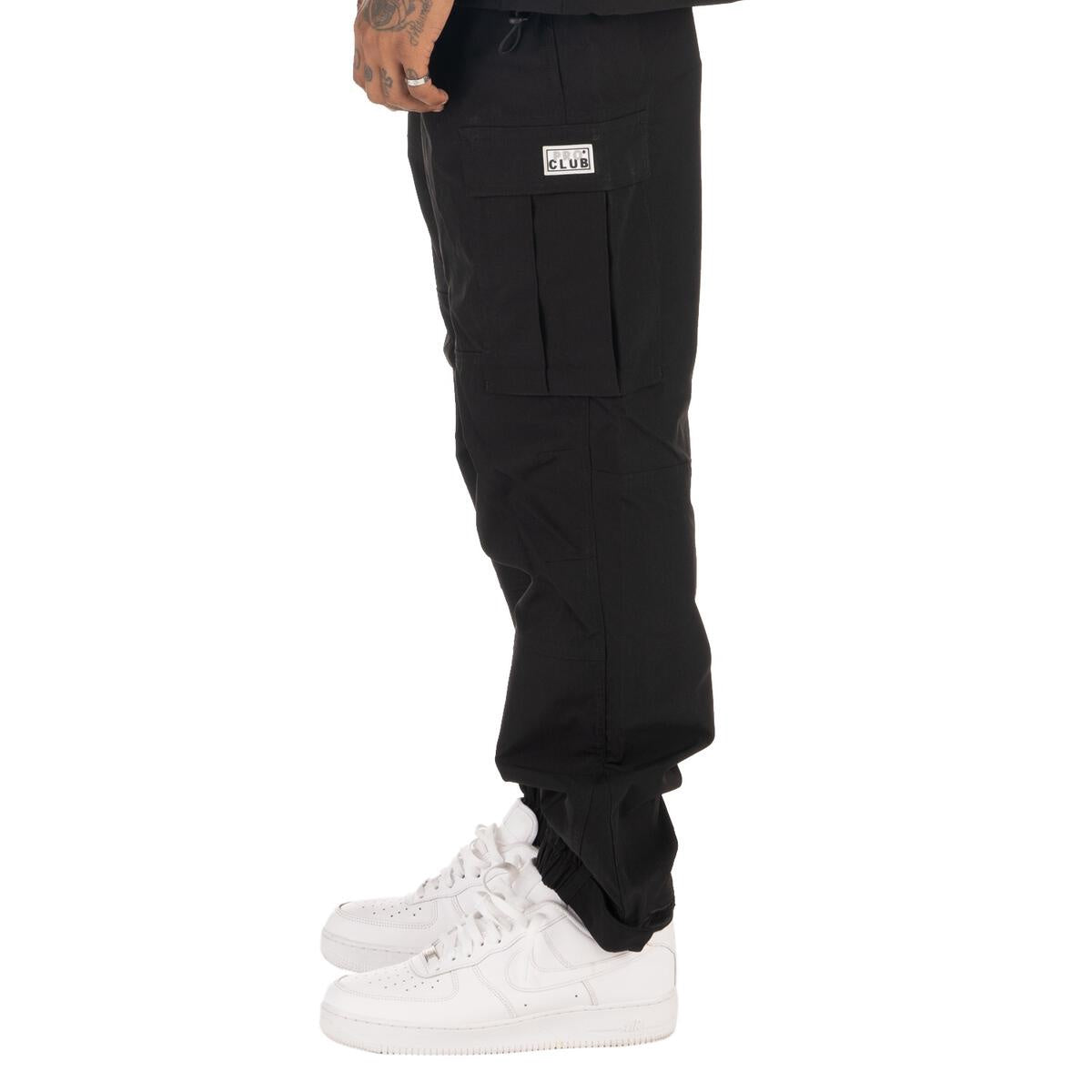 PROCLUB Men's Heavyweight Cargo Sweatpants Casual Fleece Pants Hip Hop  Harem Casual Regular Fit Big and Tall Plain Black Gray Charcoal –  highfundamental